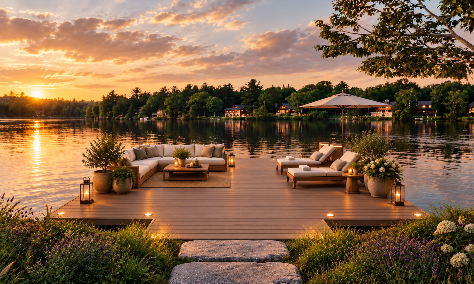 Hidden Pilings Luxury Dock Hidden Pilings Luxury Dock